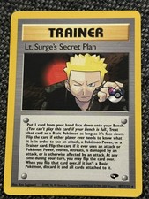 Lt. Surge's Secret Plan 107/132 Gym Challenge Pokémon Trainer Rare Near Mint on eBay