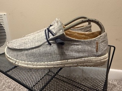 Hey Dude Wendy Chambray White Blue Slip On Shoes Women’s US 7 EU 38 Women main image 2