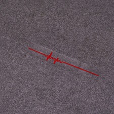 2 pezzi striscia ECG colore laser freddo auto vinile impermeabile adesivo decalcomania accessori
