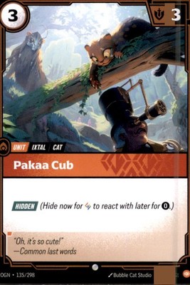 Riftbound OGN135 - Pakaa Cub - Common - Origins