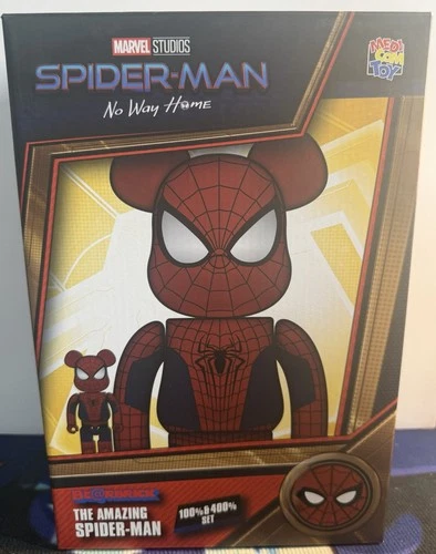 BE@RBRICK Friendly Neighborhood Spider-Man 400% 100% Spider Bearbrick Authentic