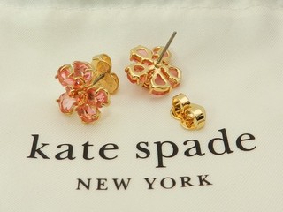 kate spade new york Gold Tone Paradise Flower Studs