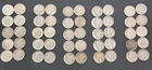 50 Mercury Roosevelt Dimes Full Roll 90% Silver $5 Face Circulated US Silver 10