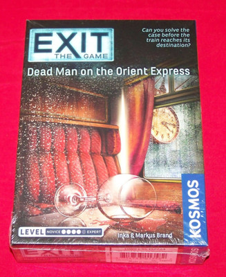 Kosmos Exit the Game ''Dead Man on the Orient Express'' Game NEW SEALED BOX