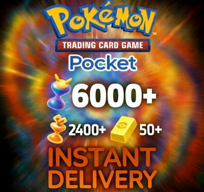 [ INSTANT ] Pokemon TCG Pocket Global Account 6200+  Pack Hourglass 50+ GoldBar
