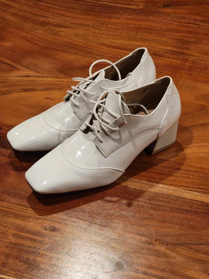 Zapatos Disfraz Años 50 Blanco - Enfermera - Baile Foto 2 de 4