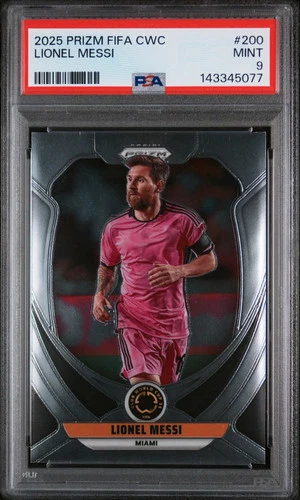 2025 Panini Prizm FIFA Club World Cup Lionel Messi #200 PSA 9