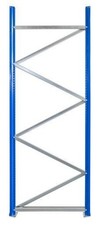 W 100-St&auml;nderrahmen unmontiert 2500x1000 mm blau/verzinkt