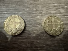 2x 2010 Great Britain £1 One Pound Coins | London Scotland Reverse | Uncertified