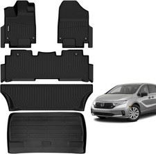 Wailtnb-Car Floor Mats for 2018-2024 2025 Honda Odyssey All Weather Floor Mats