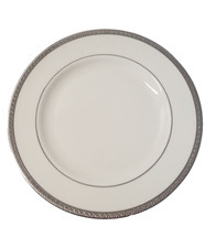 Theodore Haviland Shelton Salad Plates Set of Two 7.5" Platinum Rim 2048JM