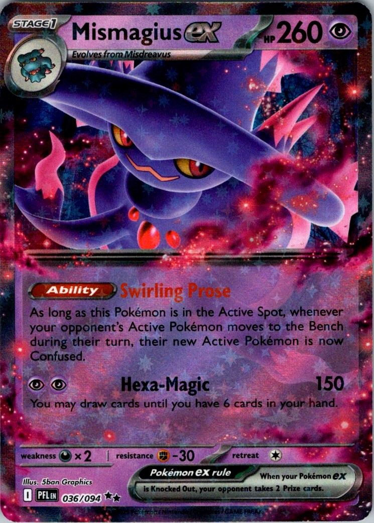 Mismagius ex - Double Rare ME02: Phantasmal Flames 036/094 NM