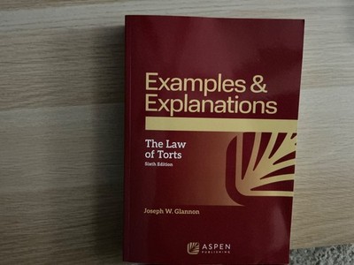 Examples and Explanations Ser.: Examples and Explanations for the Law of...