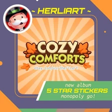 new season album sticker_monogo0 5 stars card Cozy Comforts