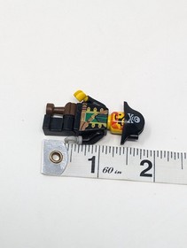 Vintage LEGO Pirate Captain Red Beard Minifigure Figure Peg Leg Hook Hand 1.75"