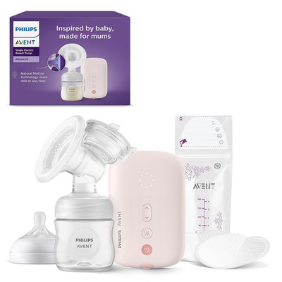 Philips AVENT Elektrische Einzelmilchpumpe, in Klinikqualität, Trinkrhythmus Wie