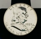 1959-P Franklin Proof Half Dollar BU #21427