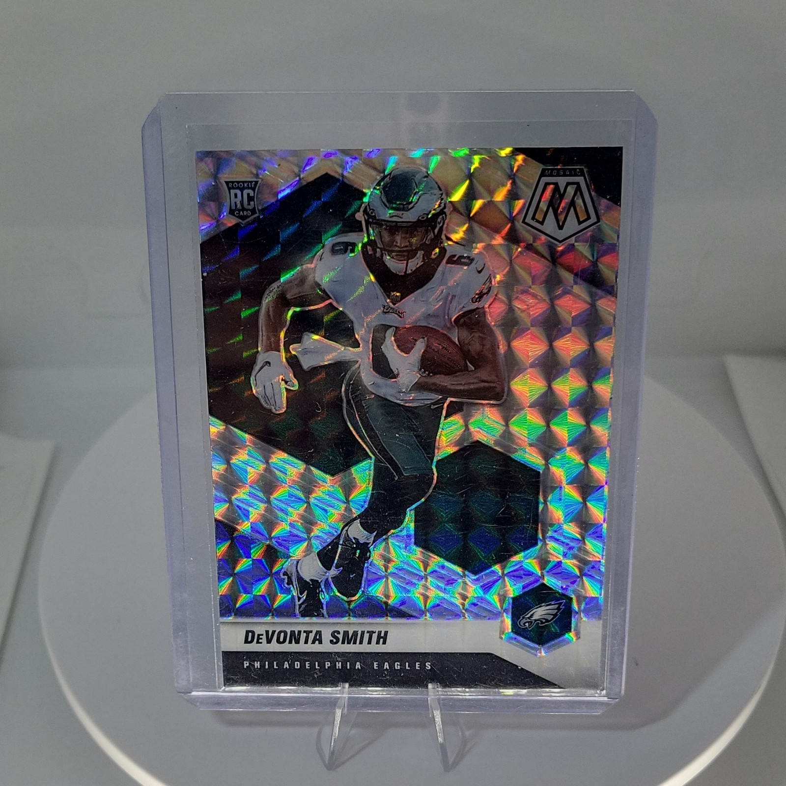 Panini 2021 Mosaic DeVonta Smith Rookie #305 Mosaic Prizm Eagles NFL