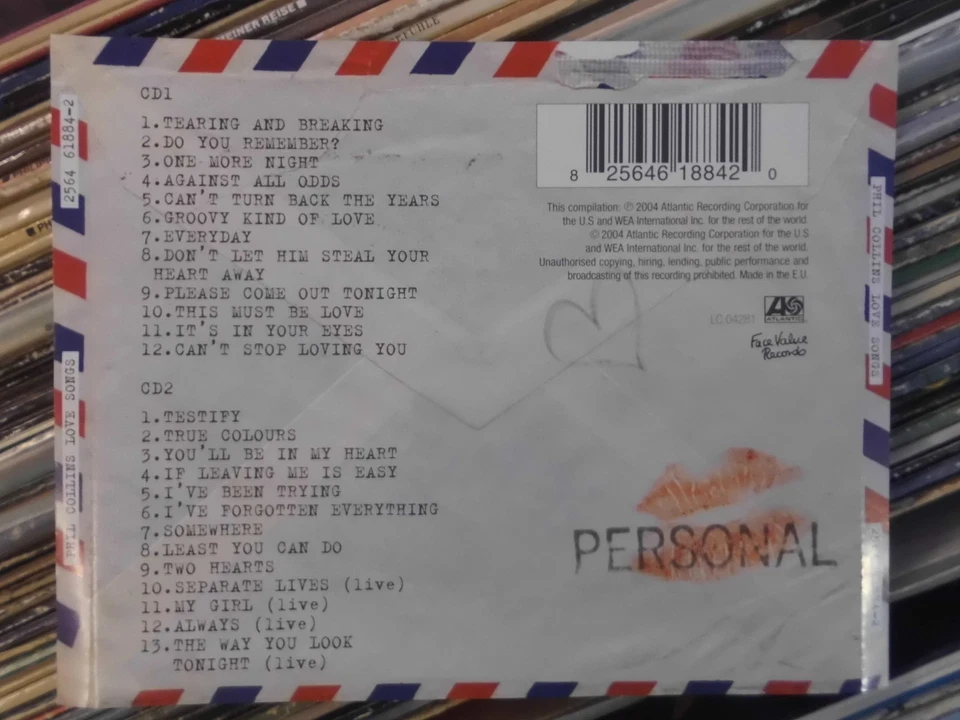 PHIL COLLINS 2CD: LOVE SONGS (A COMPILATION OLD AND NEW) (EUROPE; ATLANTIC) - Bild 4 von 4