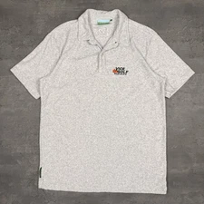 Vice Golf Heather Gray Terry Polo Shirt