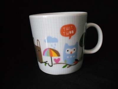 Paperchase Feinporzellan Tee Kaffee Becher Eule, Fuchs, Hase Dachs Design