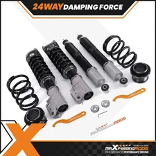 Coilovers 24 Level Damper Adjustable Lowering Springs Kit For Ford Mustang 94-04