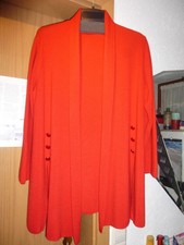ESCADA exklusive, traumschöne rote Strickjacke - verschlusslos, Schalkragen,