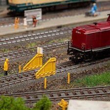 Faller 120321 2 Klapp-Prellböcke H0 + Neu