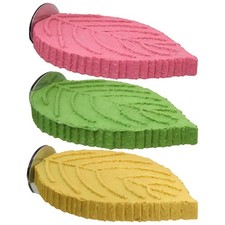 1x Bird Perch Stand Leaf Shaped Resin Budgies Parrots Platform Perch Stand Board