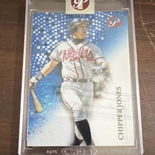 Topps Pristine 2022 Chipper Jones #165 Serial Numbered 60/75 Atlanta Braves