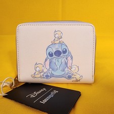 Loungefly Disney Lilo & Stitch Pastel Ducks Ducklings Zip Wallet NEW