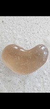 SEA GLASS  LARGE BUBBLY HEART   FROSTED TO PERFECTION       