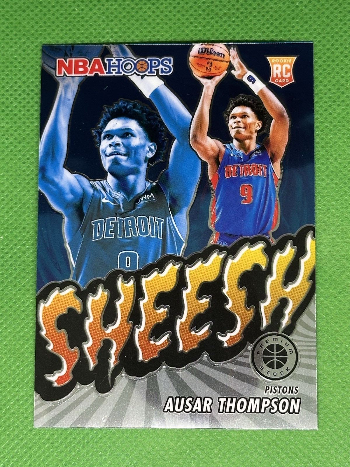 2023-24 Panini Nba Hoops Premium Stock Sheesh Ausar Thompson #24 Silver Prizm RC