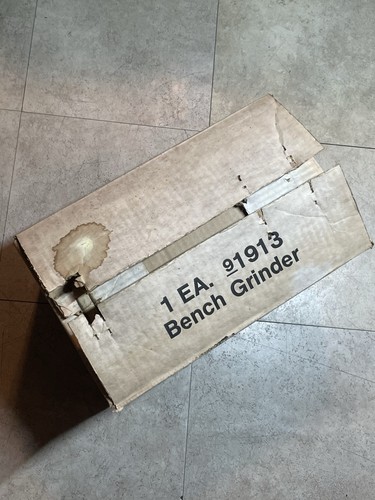 VTG Sears craftsman 1/3hp 6" X3/4 Wheels Bench Grinder 257.191300 Open Box NOS - Picture 7 of 11