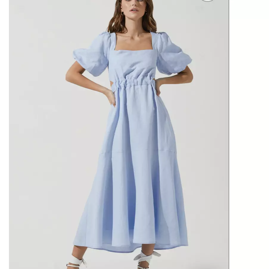 New look top blue midi dress