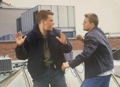 Matt Damon Leo Dicaprio signed autographed 11x14 photo The