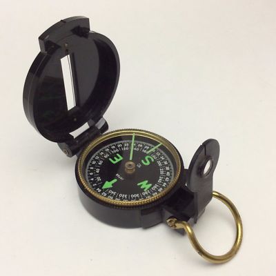 Boussole Directionnelle Vintage – Engineer TC Belt – Fabriquée Au Japon – Noire