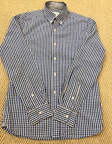 NEXT Boys Checked Shirts x 2 Size Small age 12/14 Red Bluepit/pit 18.5"/47cm - Picture 10 of 20