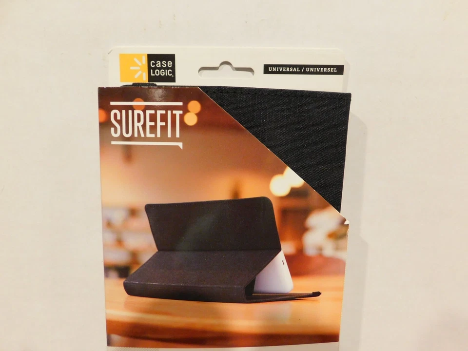 Case Logic Surefit Folio Case Black Universal for all 7 to 8 inch Tablets NEW - Image 2 of 4