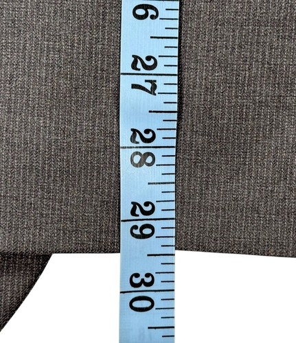 Theory Wellar Castile Blazer Jacket Micro Stripe Two Button Gray Virgin Wool 40R - Picture 8 of 13