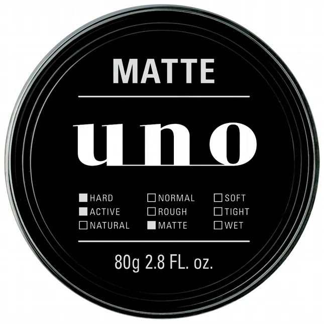 [SHISEIDO UNO] Hard Strong Hold Matte Effector Hair Styling Wax 80g NEW - Image 2 of 2