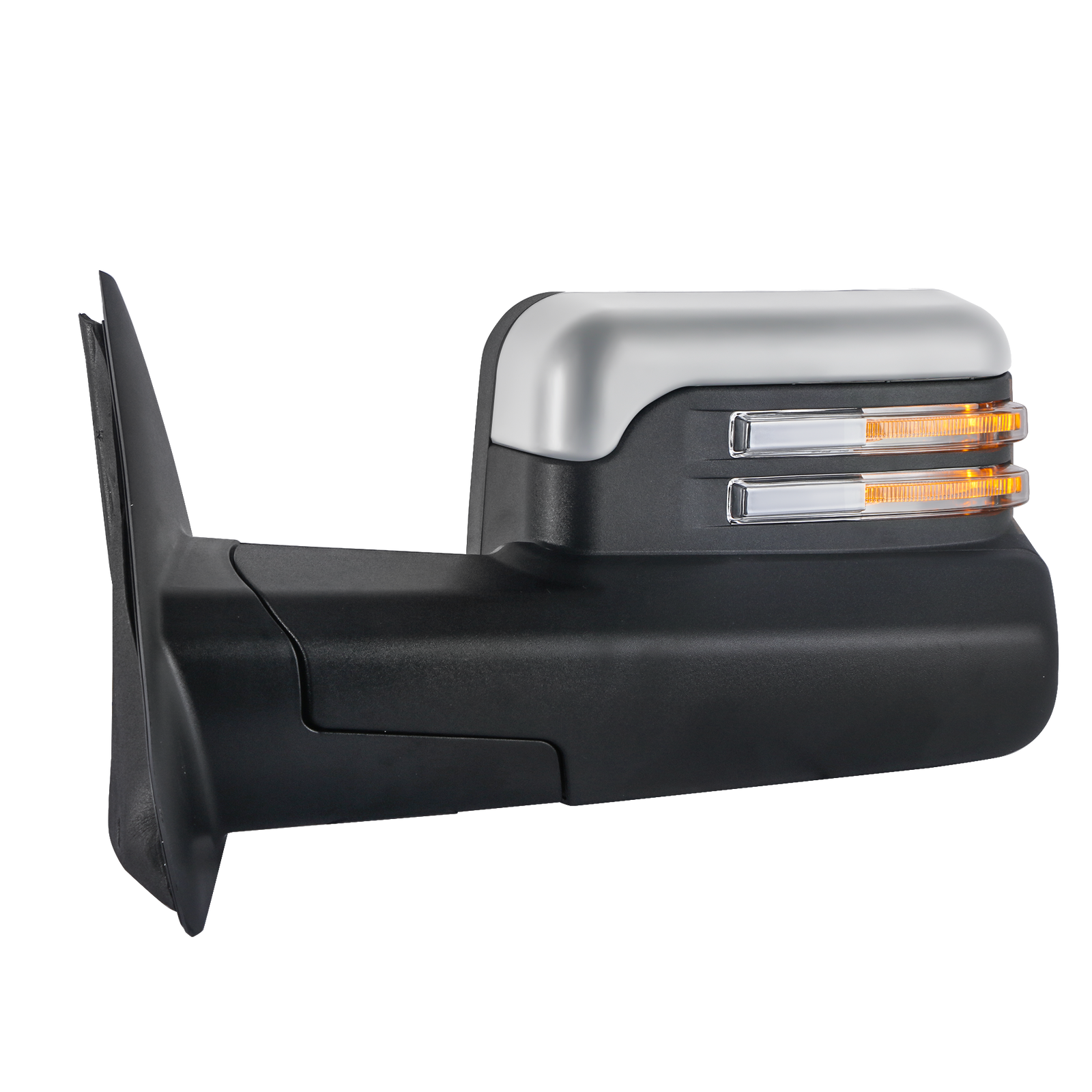 Chrome Power Heated Tow Mirrors Turn Signal For 200208 Dodge Ram 1500