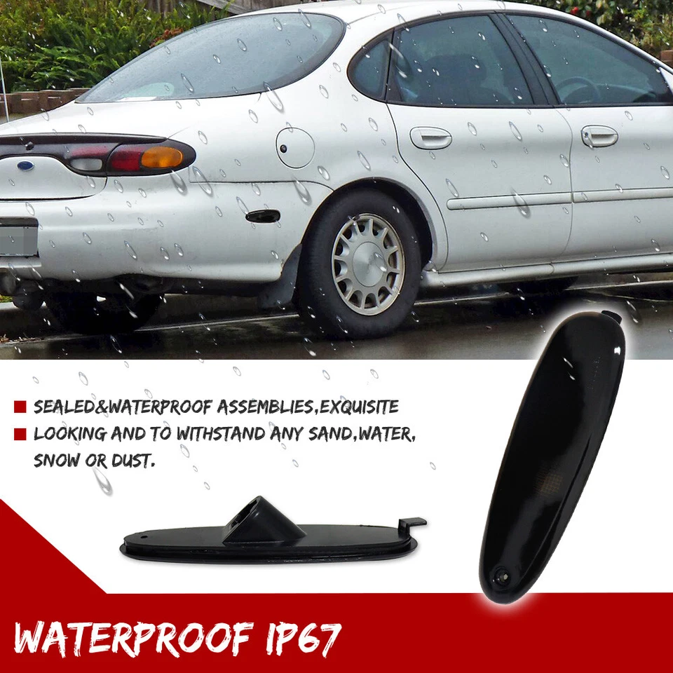 Дымчатые габаритные огни заднего крыла для Ford Taurus Mercury Sable 1996-1999 2 шт - Изображение 4 из 4