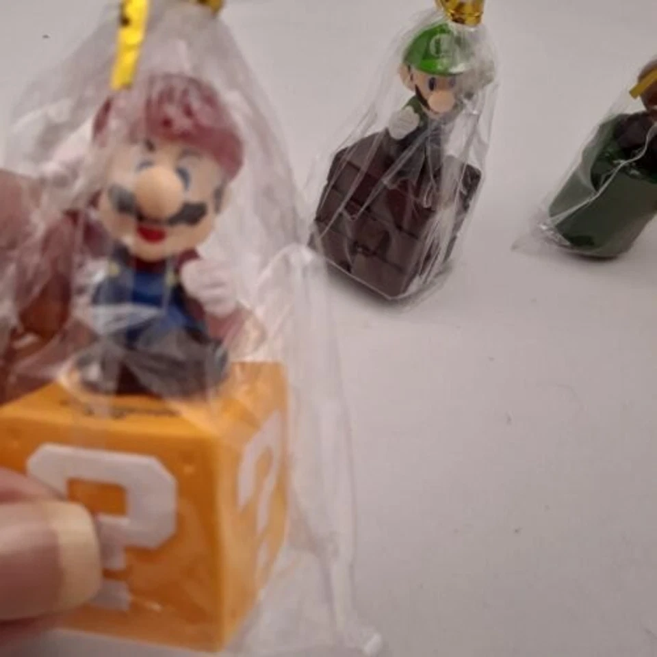 Lote de 5 mini figuras de Super Mario Bros en cajas Nintendo K06 Luigi Koopa etc. Foto 4 de 4