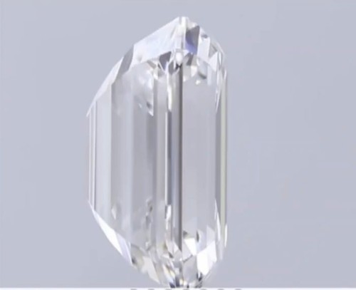Lab Grown 1.00ct EMERALD E Color SI1 Clarity STONE IGI Certified HPHT DIAMOND - Picture 6 of 8