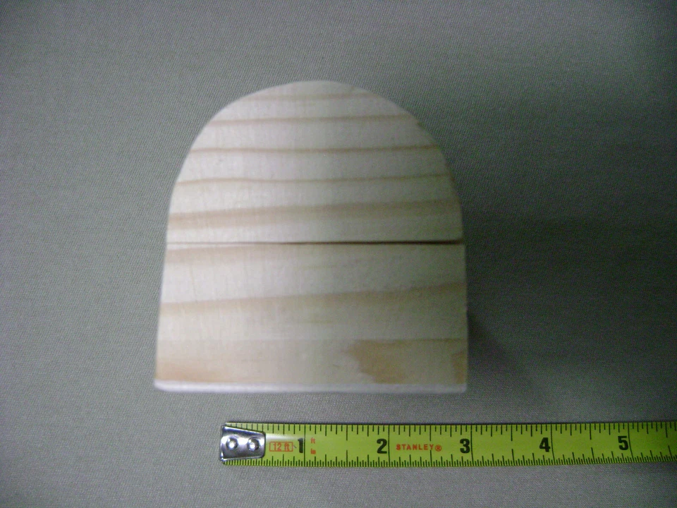 Joyero de madera sin terminar en forma de cofre (NUEVO) suministros para proyectos de artes y manualidades Foto 2 de 2