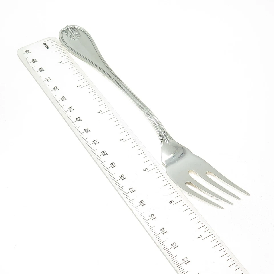 Tenedor de ensalada/pescado Laura de Italia vintage de plata de ley 925 BUCCELLATI Foto 3 de 4