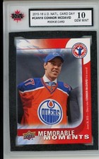 Connor McDavid 2015-16 Upper Deck National Hockey Card Day Canada #CAN16 KSA 10