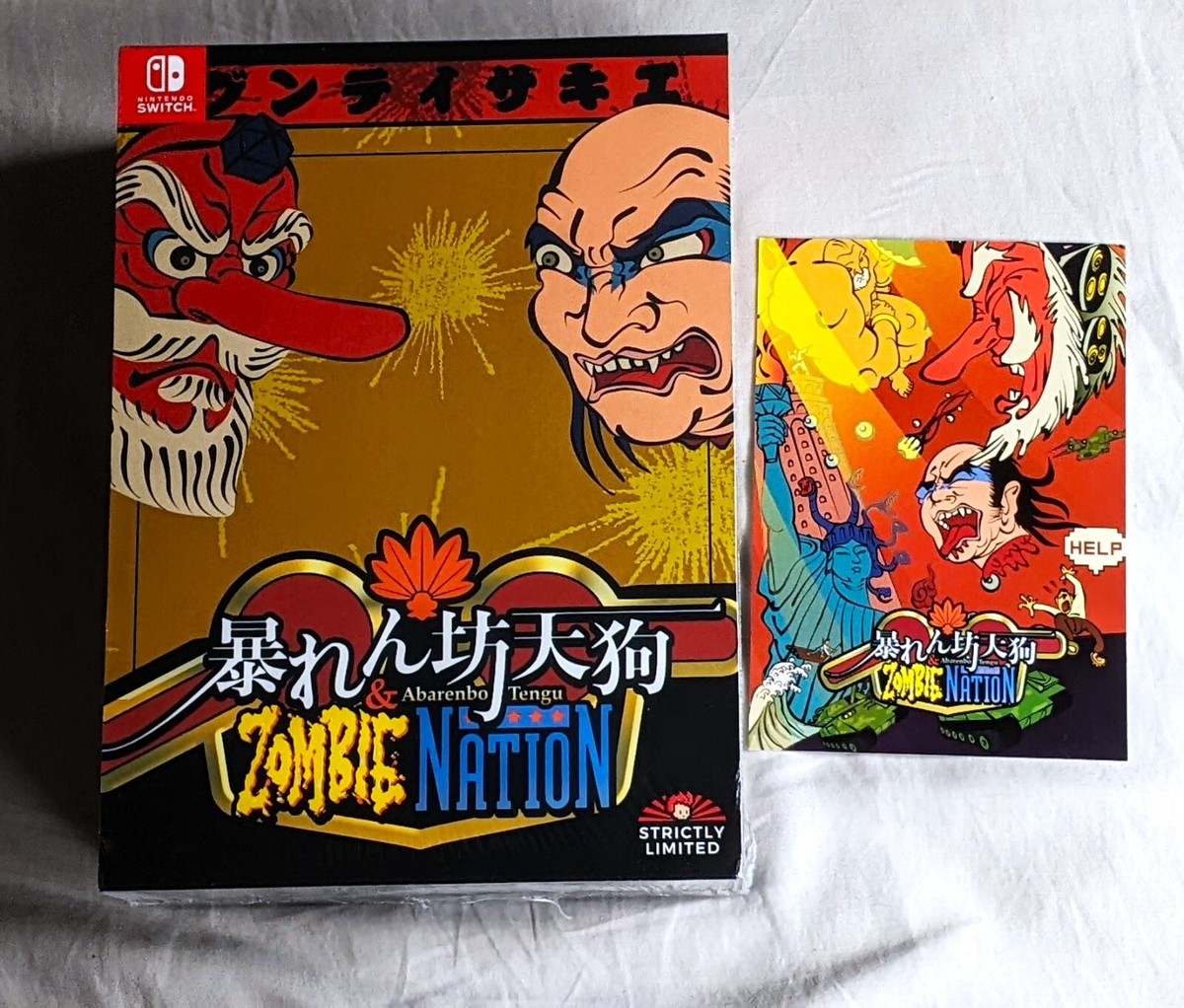 ☆NSソフト 未開封 暴れん坊天狗＆ZOMBIENATION 限定パッケージ 暴れん坊天狗 & ZOMBIE NATION Nintendo Switch Zombie Nation