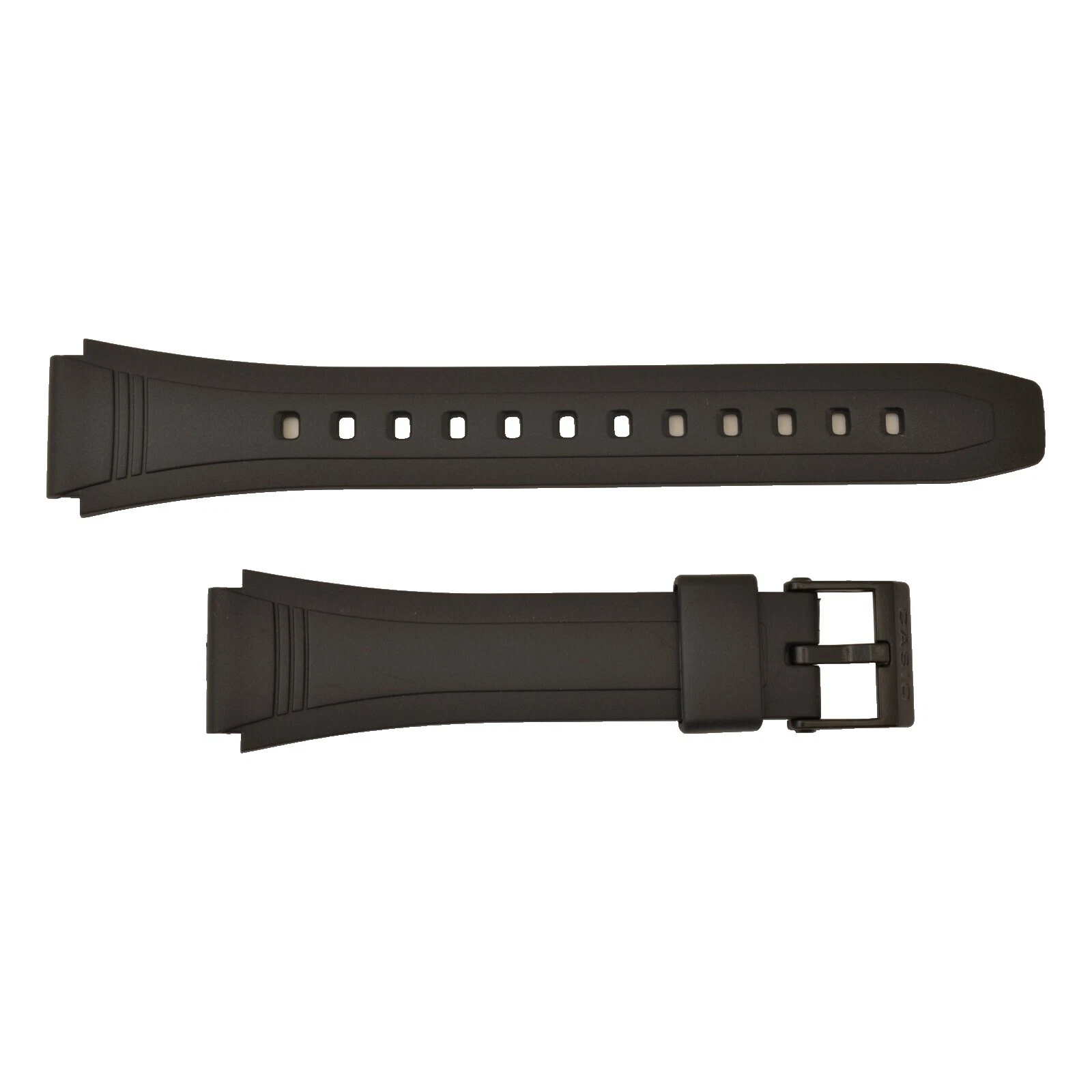 Casio Silicone Black Wristwatch Bands